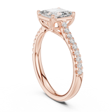 Gold Ring DDLR-730, Rose Gold, view 1
