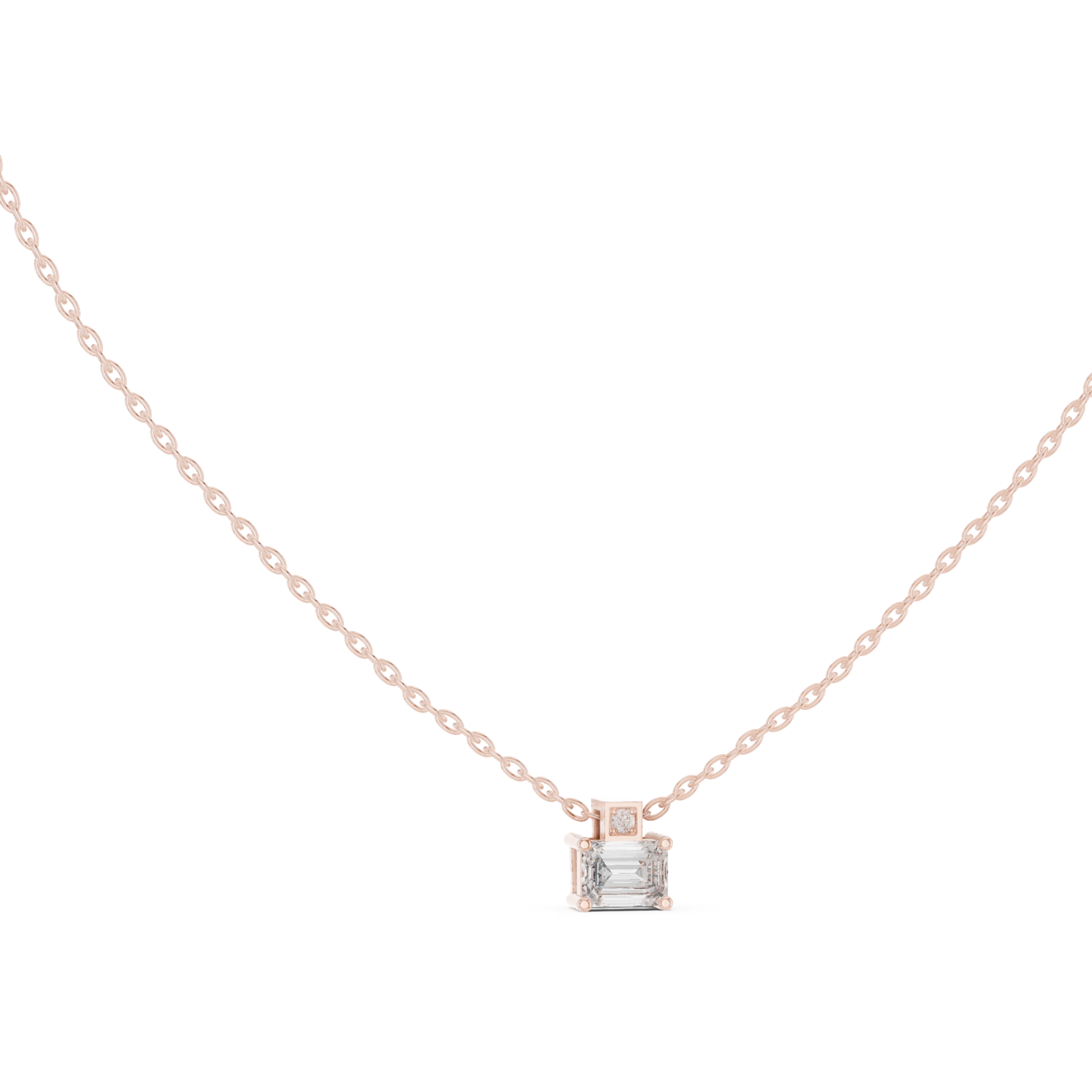 Gold Pendant GPD-0013, Rose Gold, view 1