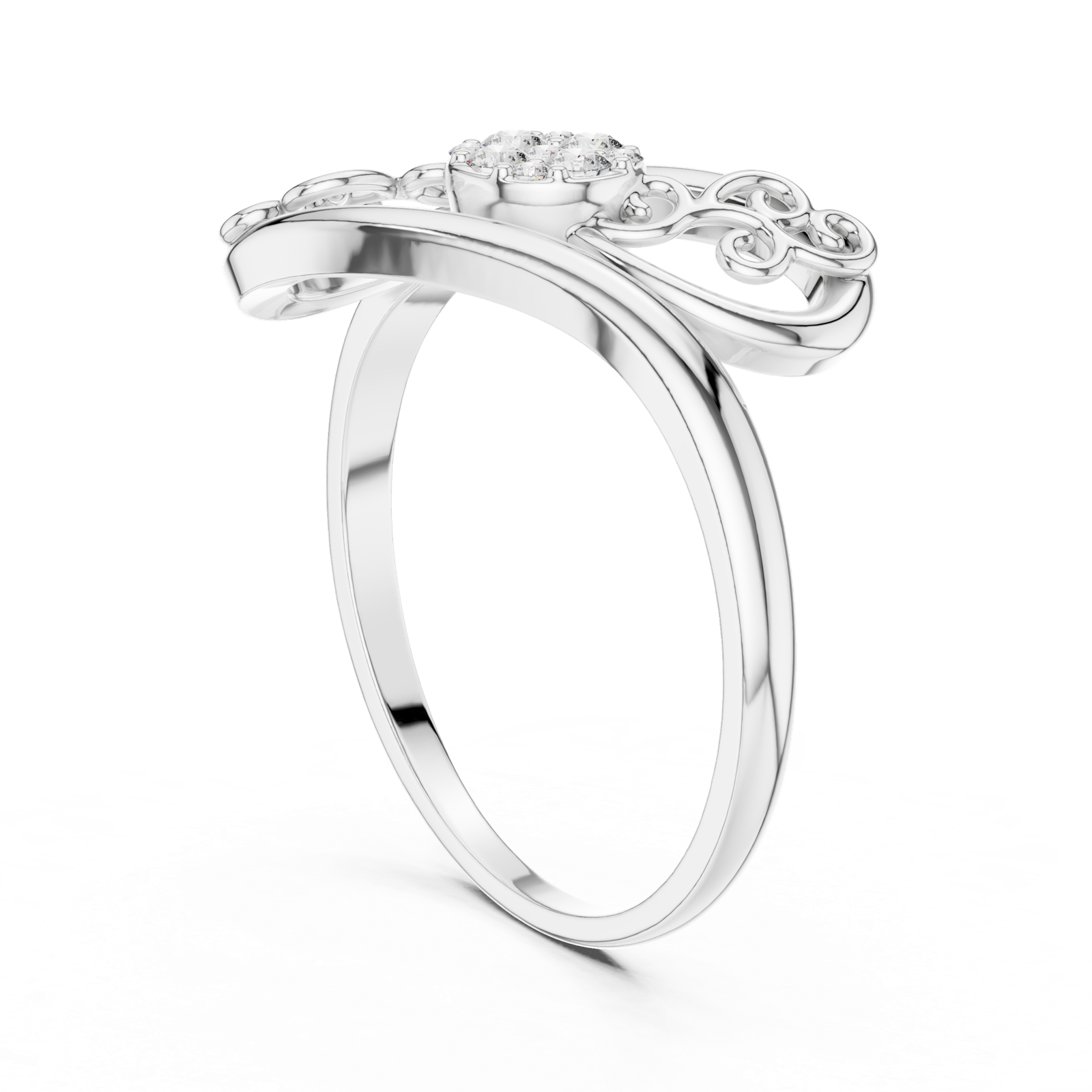 Gold Ring 1 (253), White Gold