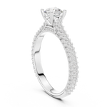 Gold Ring LR-0348, White Gold
