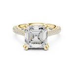 Gold Ring DDLR-952, Yellow Gold, view 4
