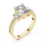 Gold Ring LR-0069, Yellow Gold, view 2