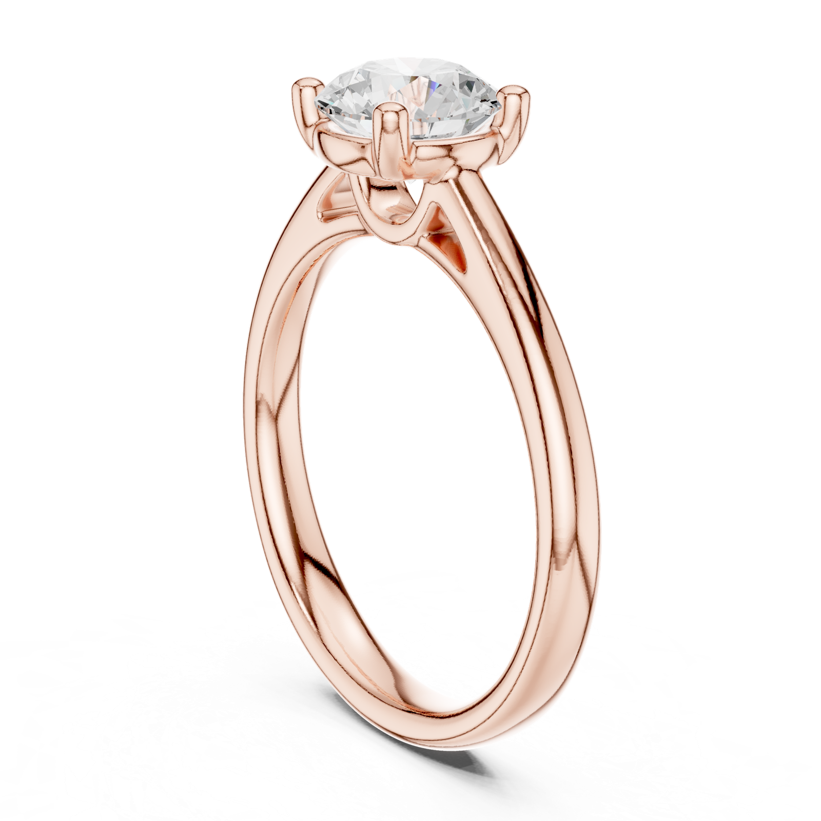 Gold Ring DDLR-630, Rose Gold
