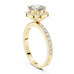 Gold Ring DDLR-1100, Yellow Gold, view 1