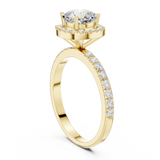 Gold Ring DDLR-1100, Yellow Gold, view 1