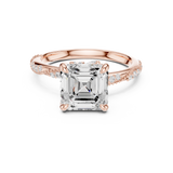 Gold Ring DDLR-961, Rose Gold, view 4
