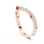 Gold Ring DDLR-1117, Rose Gold, view 1