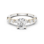 Gold Ring DDLR-907, White Gold