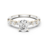 Gold Ring DDLR-907, White Gold
