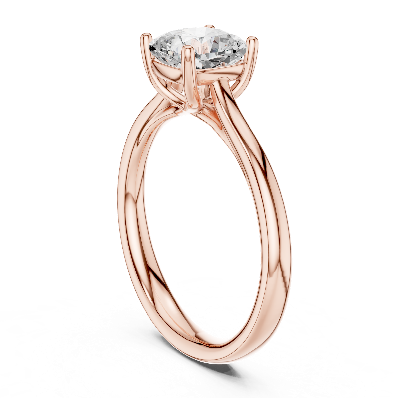 Gold Ring DDLR-536, Rose Gold