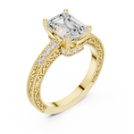 Gold Ring DDLR-978, Yellow Gold, view 2
