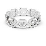 Gold Ring L22-R6, White Gold