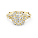 Gold Ring L03-1242, Yellow Gold, view 4