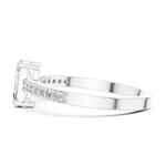 Gold Ring ALR-61, White Gold, view 3