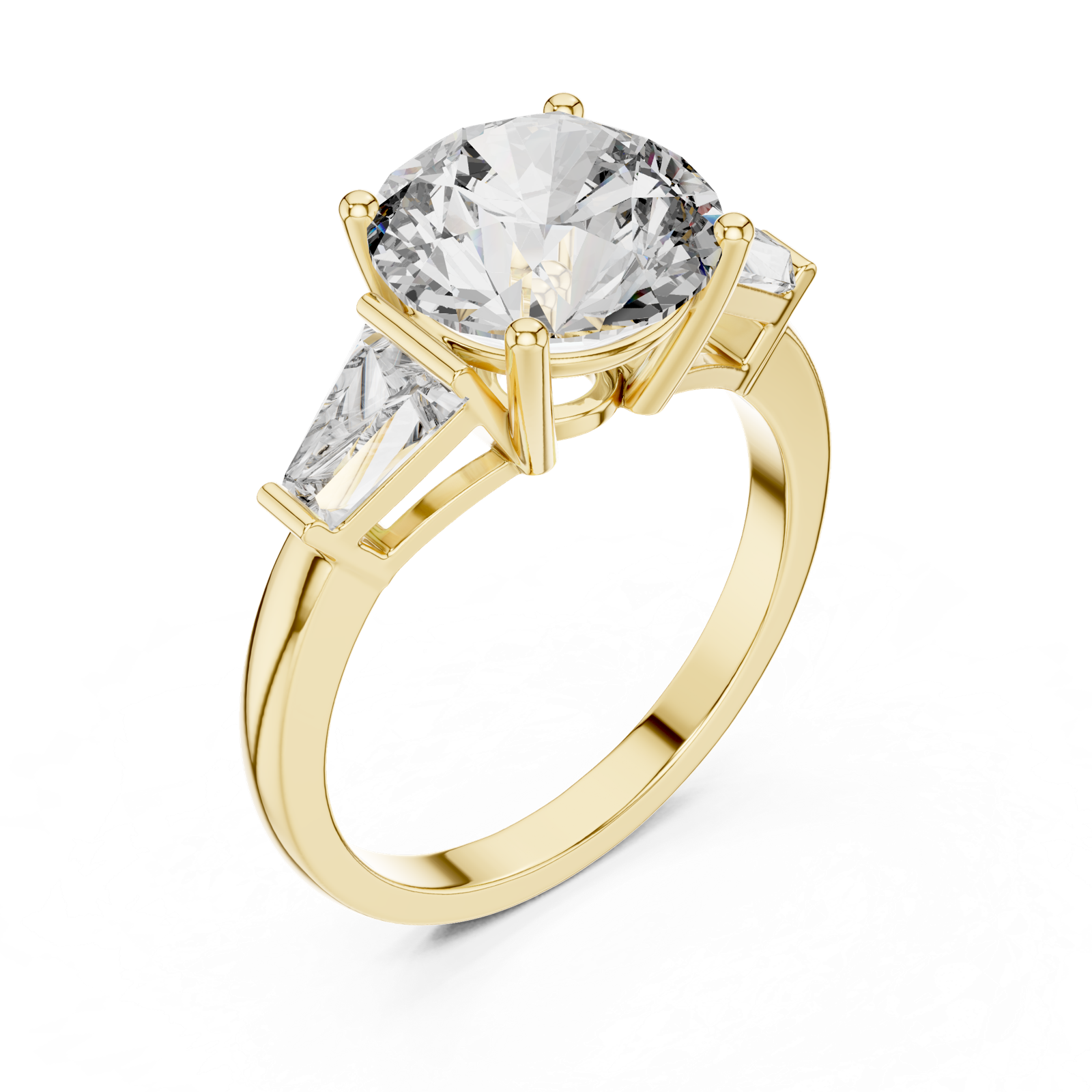 Gold Ring LR-0048, Yellow Gold, view 2