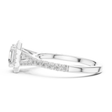 Gold Ring DDLR-908, White Gold, view 3