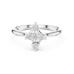 Gold Ring 1 (450), White Gold, view 4