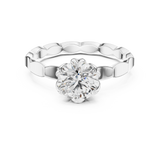 Gold Ring LR-0019, White Gold