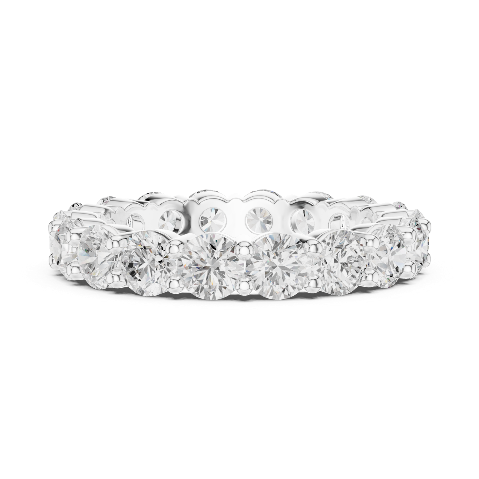Gold Ring DDLR-691, White Gold, view 3