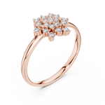 Gold Ring Ledis Ring, Rose Gold, view 2