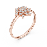 Gold Ring Ledis Ring, Rose Gold, view 2