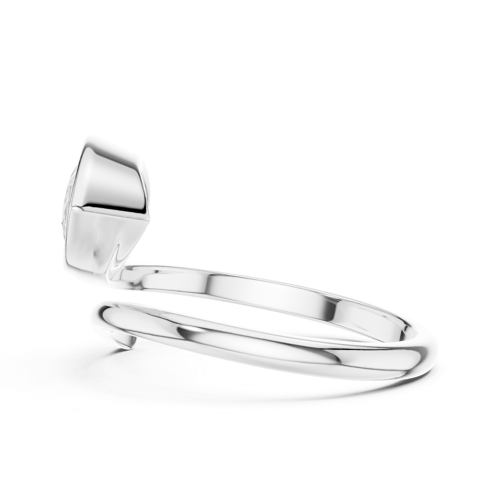 Gold Ring SBWR(22), White Gold, view 3