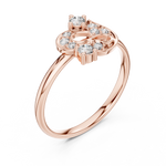 Gold Ring Ledis Ring, Rose Gold, view 2