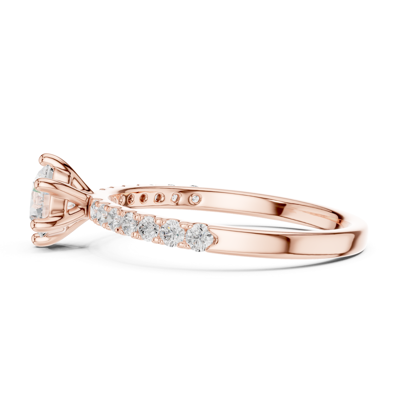 Gold Ring SBWR(36), Rose Gold, view 3