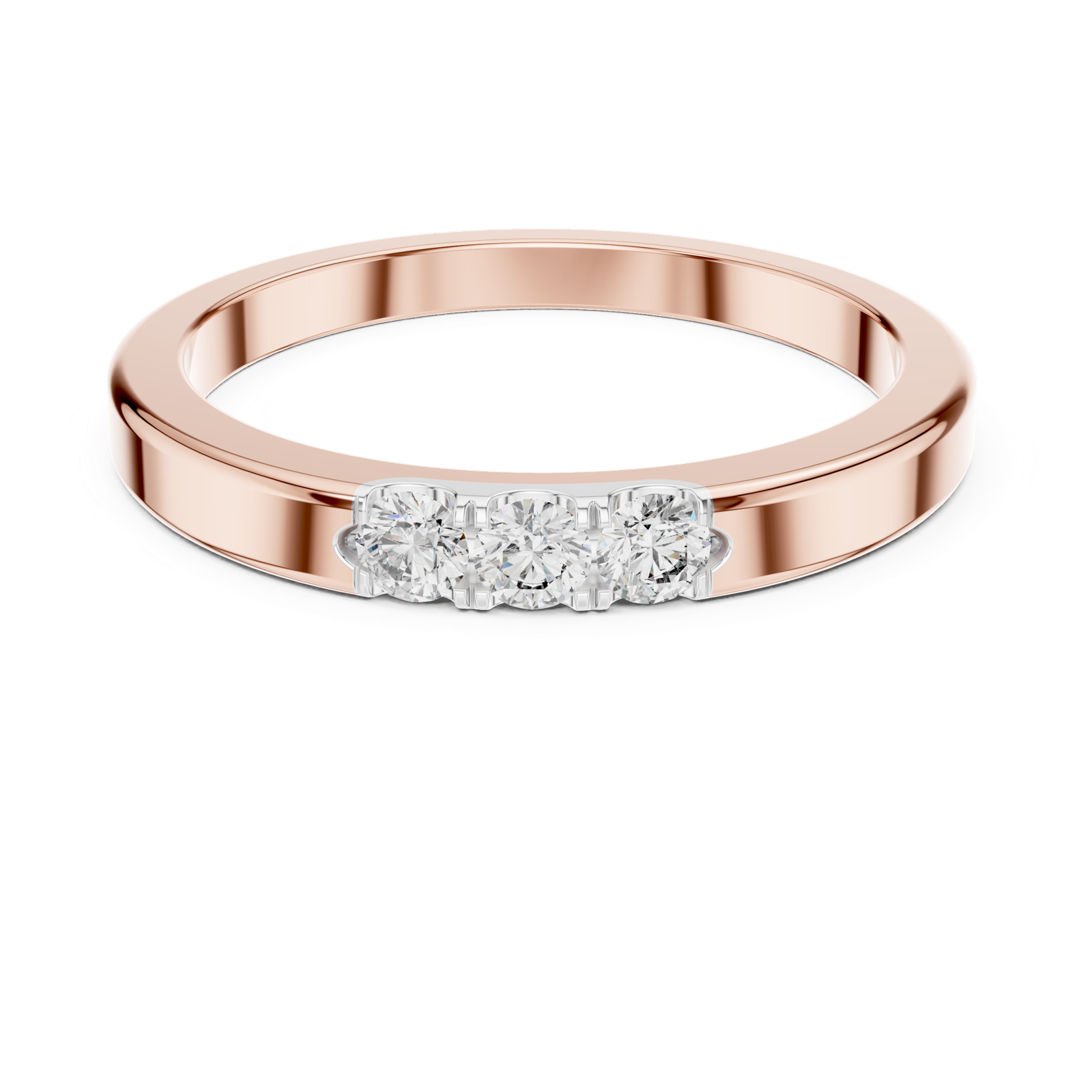 Gold Ring 12-10013@L, Rose Gold