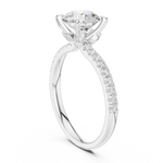 Gold Ring DDLR-1016, White Gold