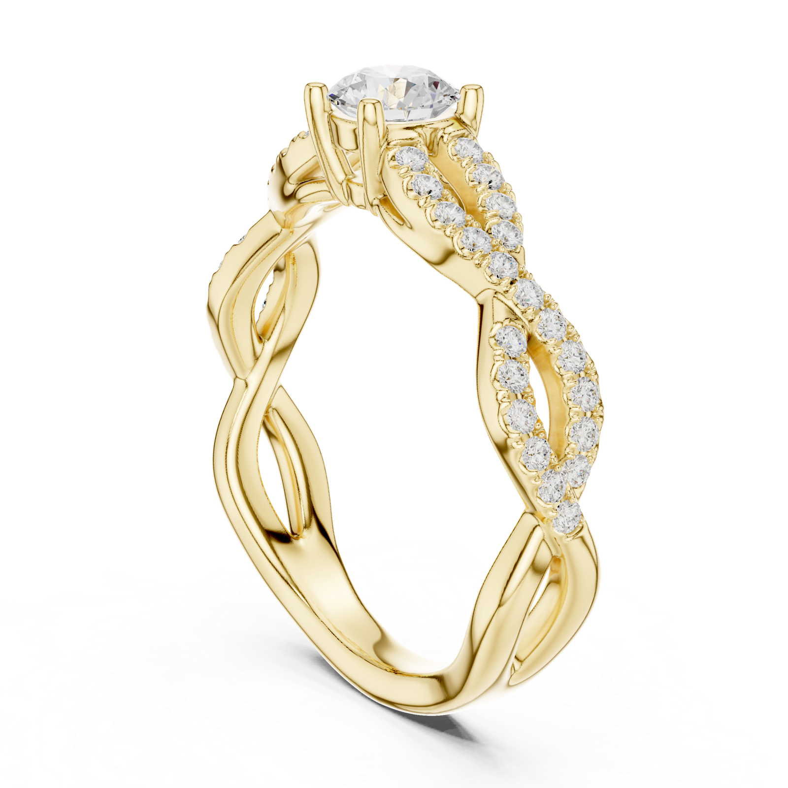 Gold Ring LR-0316, Yellow Gold, view 1