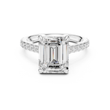 Gold Ring DDLR-1024, White Gold, view 4