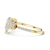 Gold Ring DDLR-1083, Yellow Gold, view 3