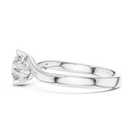 Gold Ring L03-1211, White Gold, view 3