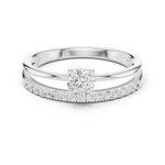 Gold Ring DDLR-832, White Gold