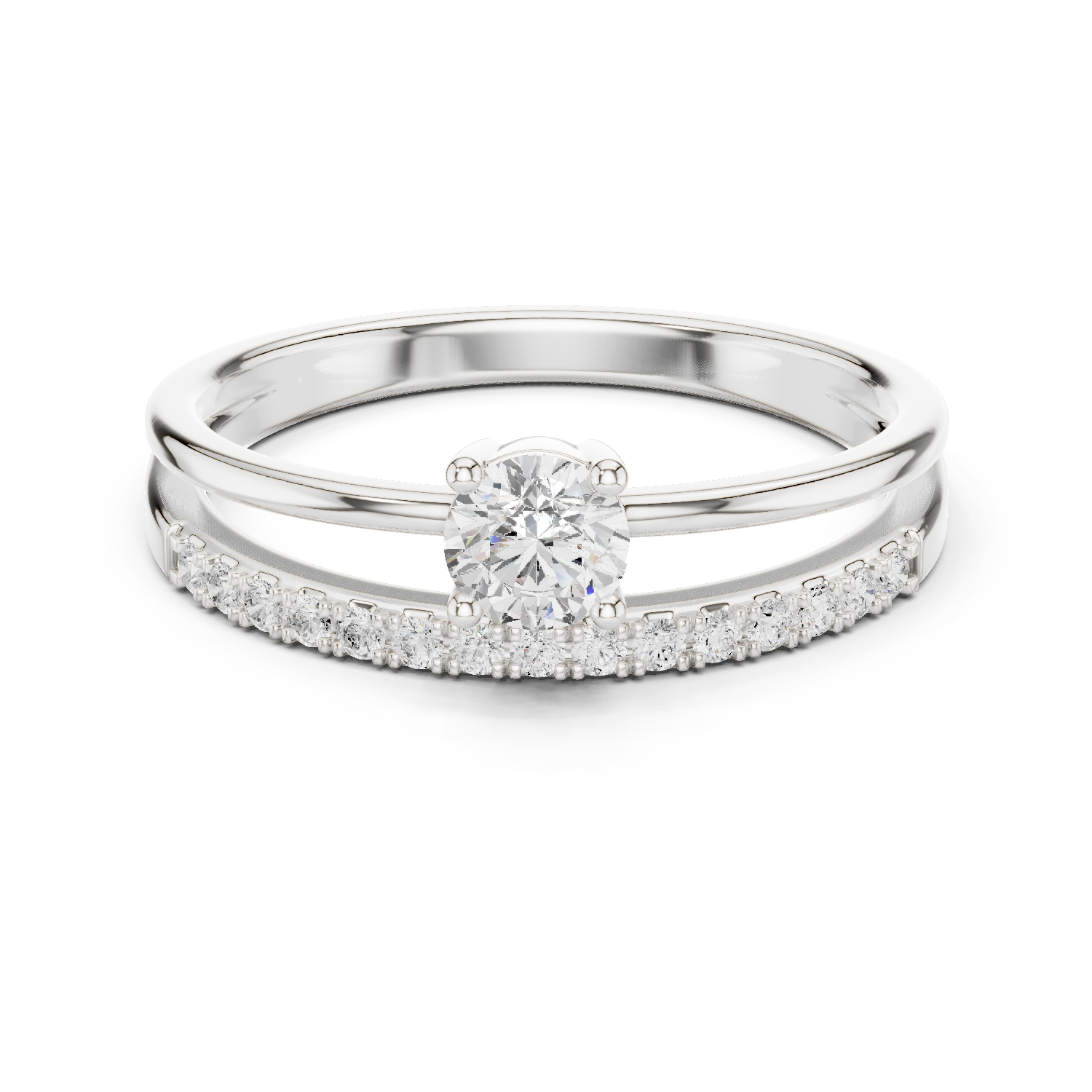 Gold Ring DDLR-832, White Gold