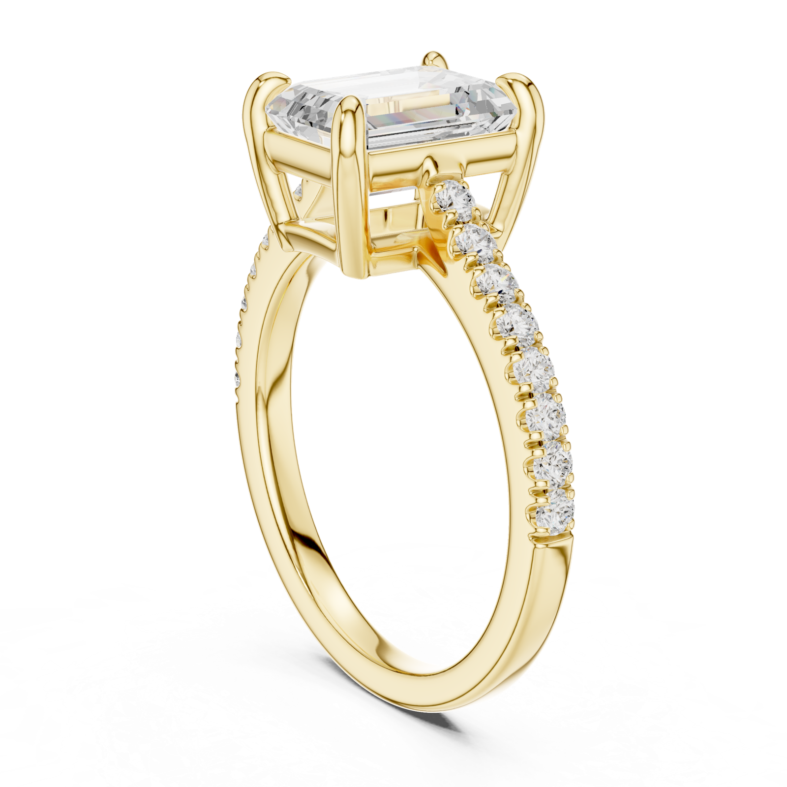 Gold Ring DDLR-876, Yellow Gold, view 1