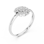 Gold Ring LR-01 (99), White Gold, view 2