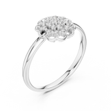 Gold Ring LR-01 (99), White Gold, view 2