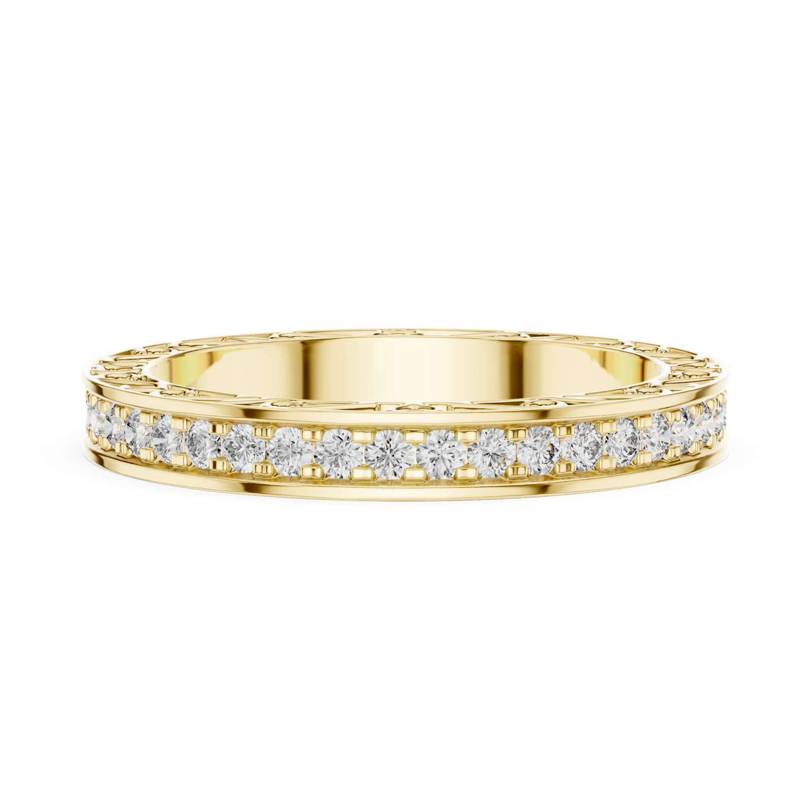 Gold Ring L03-996, Yellow Gold, view 3
