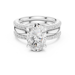 Gold Ring DDLR-948, White Gold, view 4