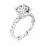 Gold Ring DDLR-175, White Gold, view 2