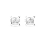 Gold Earrings 9-10060E, White Gold