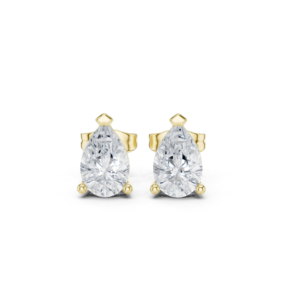 Gold Earrings SBER(6), Yellow Gold