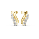 Gold Earrings L29-2, Yellow Gold