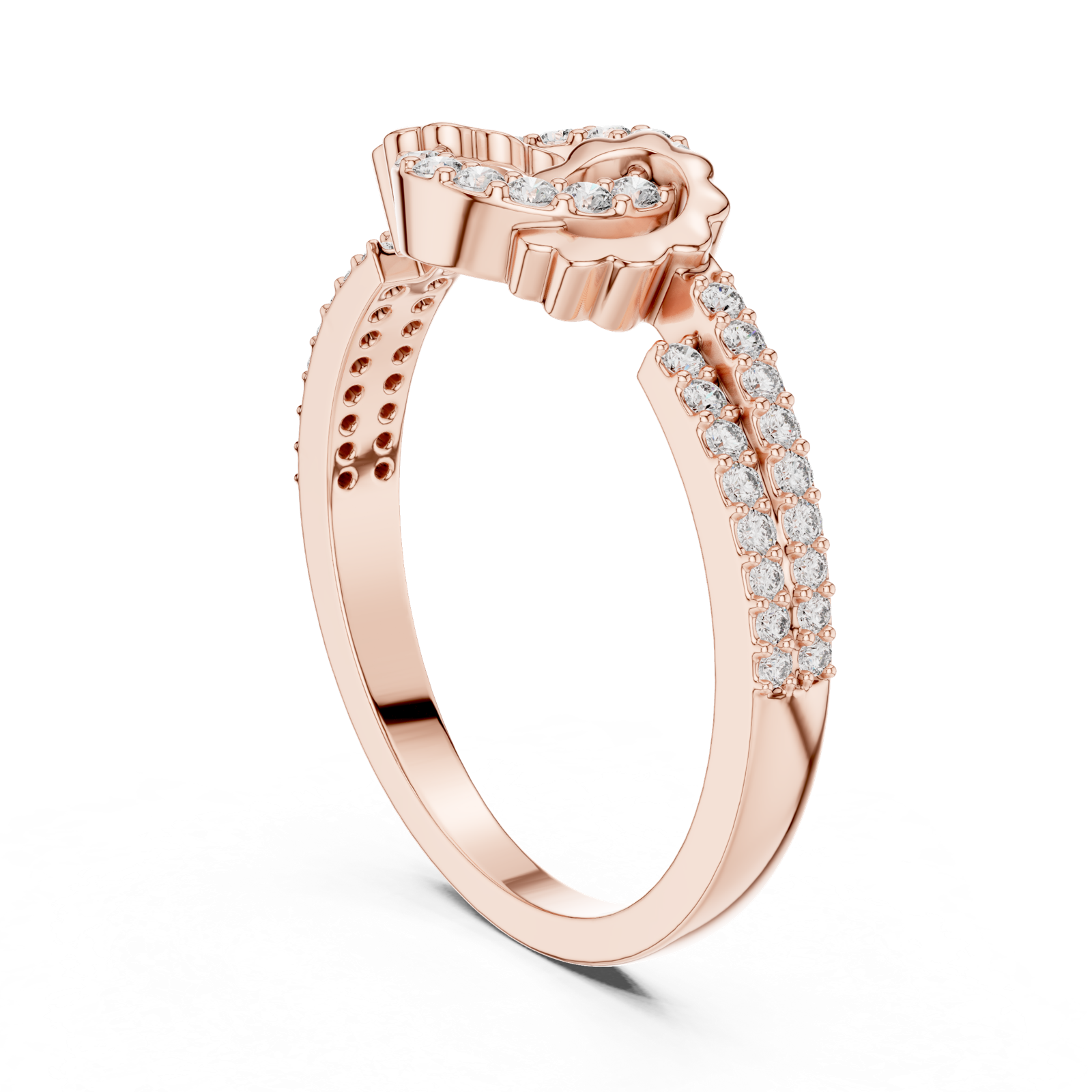 Gold Ring LR-01 (89), Rose Gold