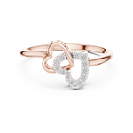 Gold Ring 12-10064@L, Rose Gold, view 4