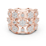 Gold Ring DDLR-813, Rose Gold