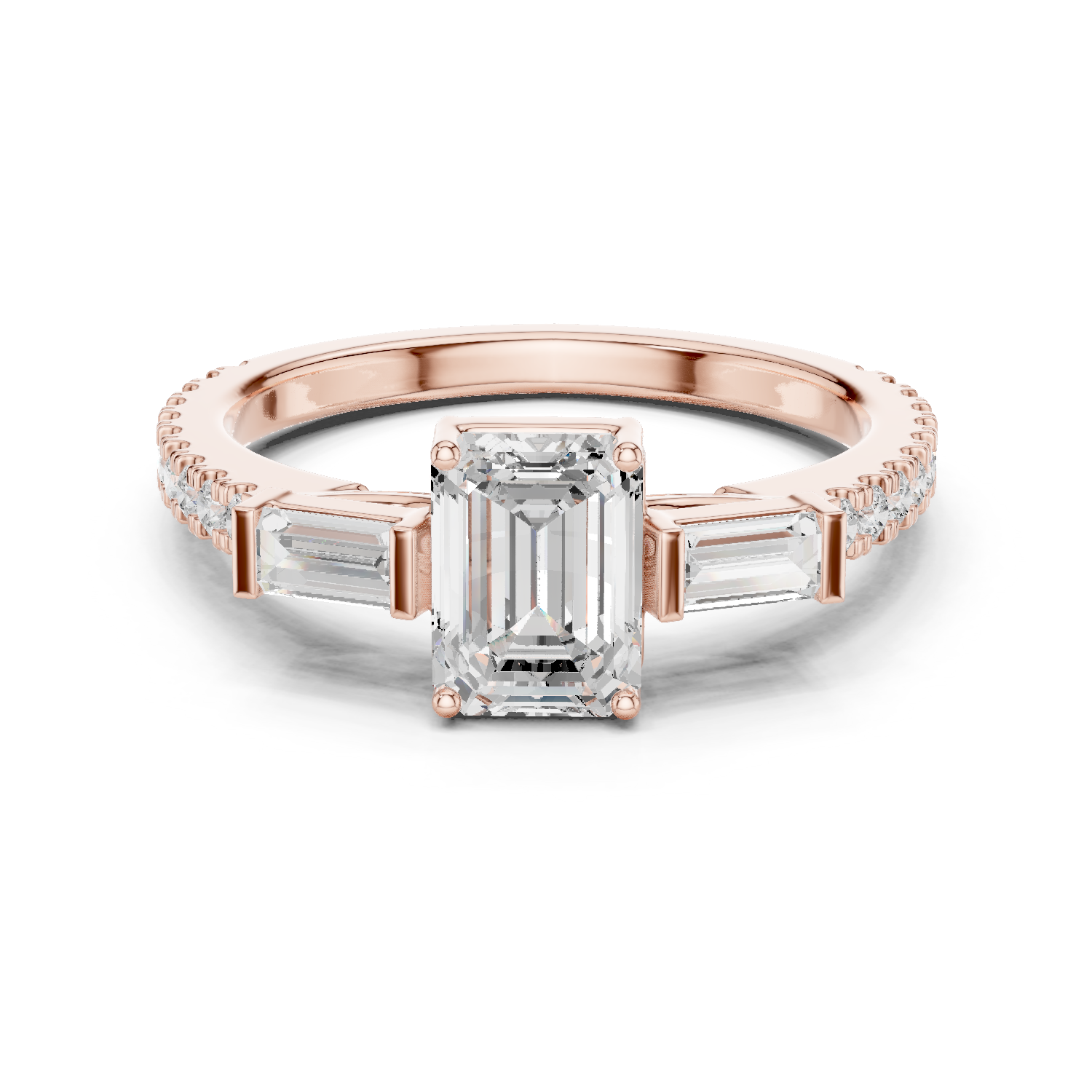 Gold Ring DDLR-1088, Rose Gold
