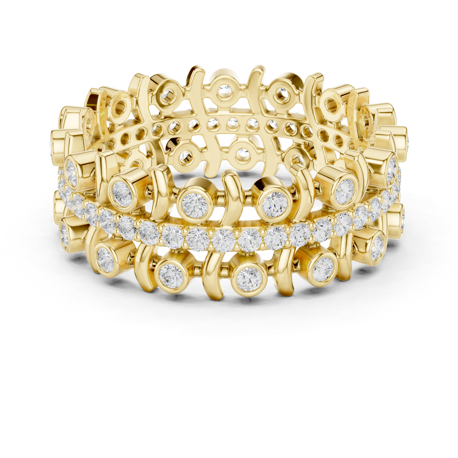 Gold Ring R43, Yellow Gold